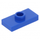 LEGO lapos elem 1 bütyökkel középen 1×2, kék (15573/3794)